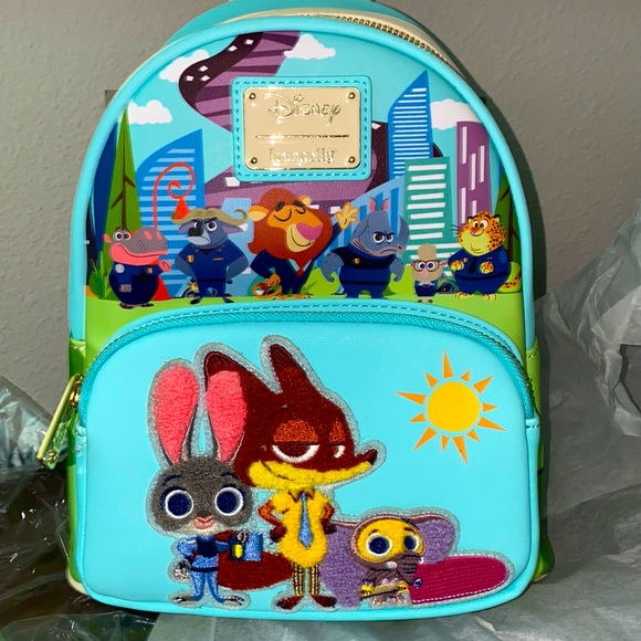 Loungefly Handbags - Disney Loungefly Zootopia mini- backpack *nwt